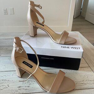 Nine West Nude Block Heel